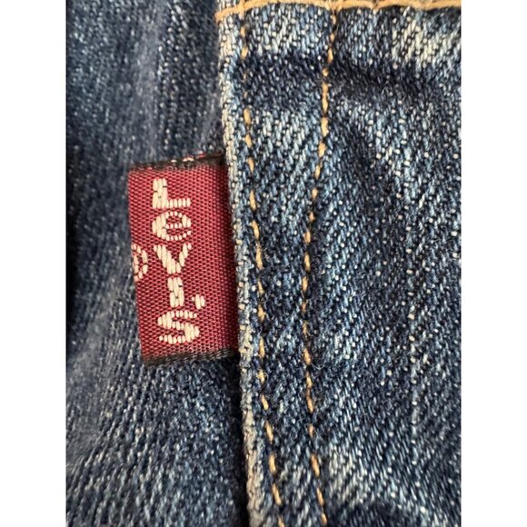 Levis Bold Curve Straight Leg Jeans Womens Size 4/27 Medium Wash Denim Cotton Bl - Picture 3 of 6